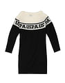 U.S. Polo Assn. Kids Crew Neck Colour Block Sweater Dress