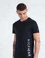 Tommy Hilfiger Vertical Ink Logo Print T-Shirt