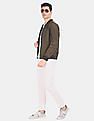 U.S. Polo Assn. Stand Collar Solid Bomber Jacket