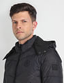 U.S. Polo Assn. Denim Co. Hooded Camouflage Puffer Jacket