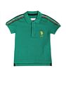 U.S. Polo Assn. Kids Brand Tape Popcorn Polo Shirt