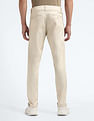Flying Machine Mid Rise Slash Slim Tapered Fit Chinos