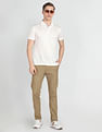 Arrow Sports Low Rise Slim Fit Trousers
