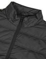 Flying Machine High Neck Solid Quilted Jacket