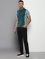 Calvin Klein Short Sleeve Color Block Polo Shirt