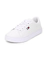 Tommy Hilfiger Solid Embossed Logo Essential Sneakers