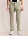 U.S. Polo Assn. Printed Slim Straight Fit Satin Trousers
