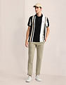 U.S. Polo Assn. Printed Slim Straight Fit Satin Trousers