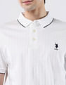 U.S. Polo Assn. Textured Cotton 135 Anniversary Polo Shirt