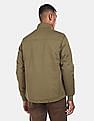 Flying Machine Stand Collar Solid Jacket