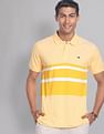 AD by Arvind Horizontal Stripe COOL-IT Real Deal Polo Shirt