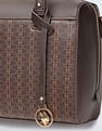 U.S. Polo Assn. Women Geometric Print Bowler Handbag