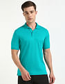Calvin Klein Jeans Solid Slim-Fit Cotton Polo T-Shirt