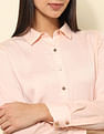 U.S. Polo Assn. Women Satin Solid Shirt