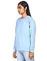 U.S. Polo Assn. Women Crew Neck Solid Sweatshirt