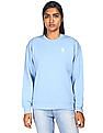 U.S. Polo Assn. Women Crew Neck Solid Sweatshirt