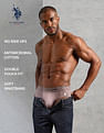 U.S. Polo Assn. Solid Low Rise OEB15 Briefs - Pack Of 3
