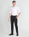 Arrow Newyork Horizontal Stripe Herringbone Trousers