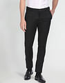 Arrow Newyork Horizontal Stripe Herringbone Trousers
