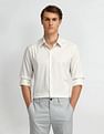 Arrow Newyork Manhattan Slim Fit Pinstriped Shirt