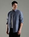 Tommy Hilfiger Solid Regular Fit Cotton Shirt