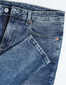 Flying Machine Morrison Skinny Cropped Acid Wash Jeans