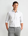 Arrow Manhattan Slim Fit Dobby All-Over Shirt