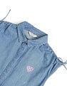 U.S. Polo Assn. Kids Girls Denim Fit And Flare Dress