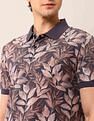 U.S. Polo Assn. Denim Co. Tropical Printed Pure Cotton Polo Shirt