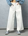 Flying Machine Women High Rise Wide Leg Jeans