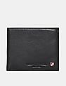 U.S. Polo Assn. Black Textured Bi-Fold Wallet