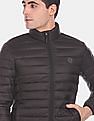 U.S. Polo Assn. Stand Collar Quilted Jacket With Pouch