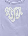 U.S. Polo Assn. Kids Girls Flip Sequin Cotton T-Shirt