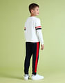 U.S. Polo Assn. Kids Boys Brand Appliqued Pure Cotton Sweatshirt