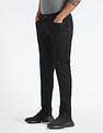 Flying Machine Mid Rise Slash Slim Tapered Jeans