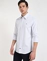Tommy Hilfiger Striped Slim-Fit Poplin Woven Shirt