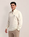 U.S. Polo Assn. High Neck Zipper Sweater