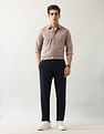 Arrow Newyork Textured Manhattan Slim Fit Shirt