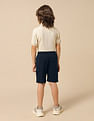 U.S. Polo Assn. Kids Boys Pure Cotton Solid Shorts