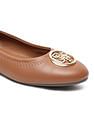 U.S. Polo Assn. Women Metallic Logo Solid Ballerinas