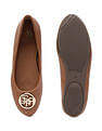U.S. Polo Assn. Women Metallic Logo Solid Ballerinas