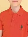 U.S. Polo Assn. Kids Boys Cotton Pique Polo Shirt