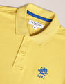 U.S. Polo Assn. Solid Embroidered Logo Pique Polo Shirt