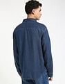 Calvin Klein Jeans Solid Regular-Fit Denim Shirt