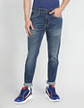Flying Machine Slash Slim Tapered Fit Stone Wash Classic Vintage Jeans