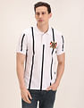 U.S. Polo Assn. Crest Embroidered Striped Polo Shirt