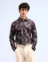 Flying Machine Slim Fit Floral Shirt