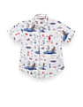 U.S. Polo Assn. Kids Boys Spread Collar Graphic Print Shirt