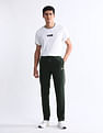 USPA Active Slim Fit Solid Active Track Pants