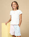 U.S. Polo Assn. Kids Girls Regular Fit T-Shirt